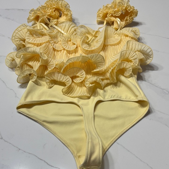 FP Movement by Free People Yellow Ruffle Top - Picture 2 of 15